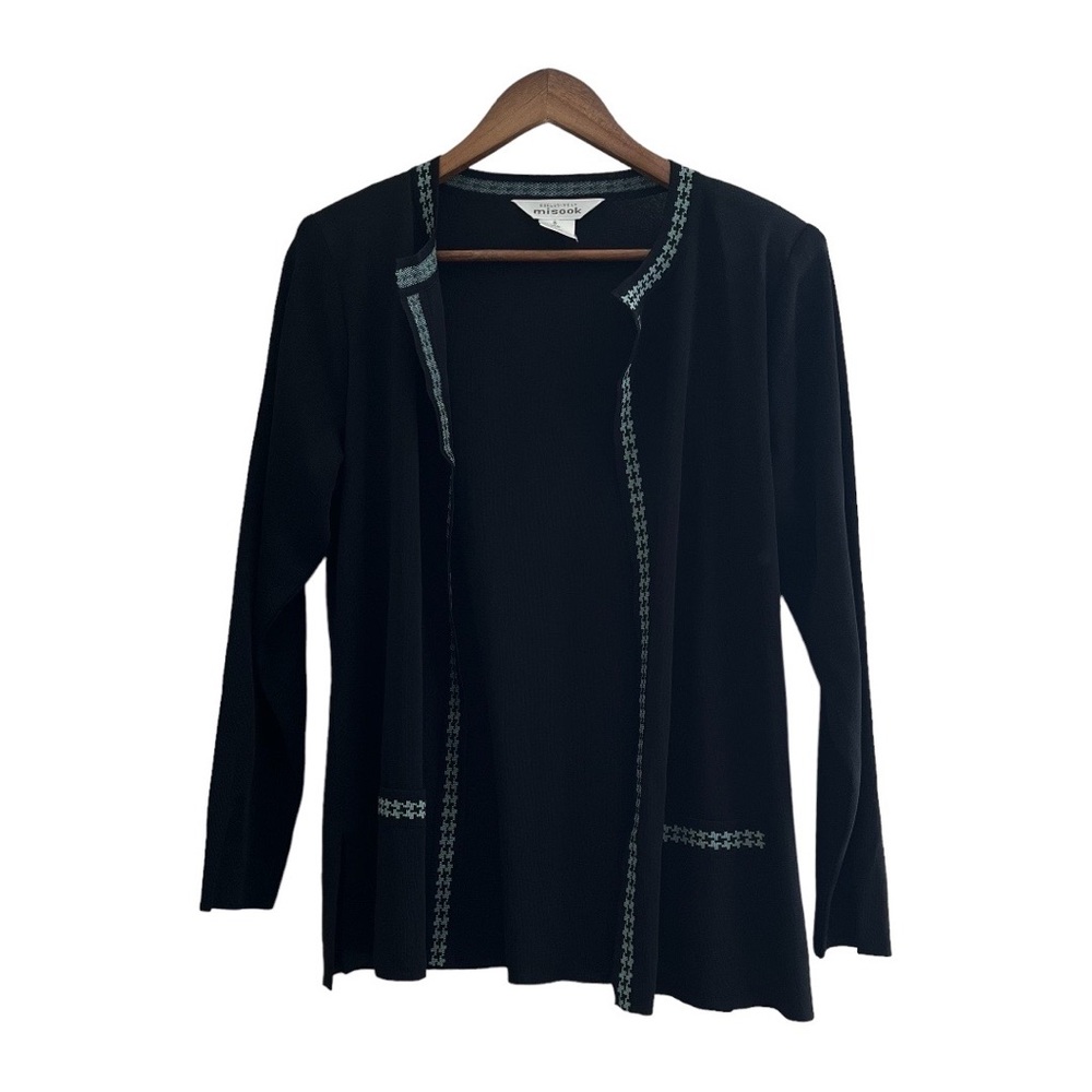 Exclusively Misook Open Knit Cardigan